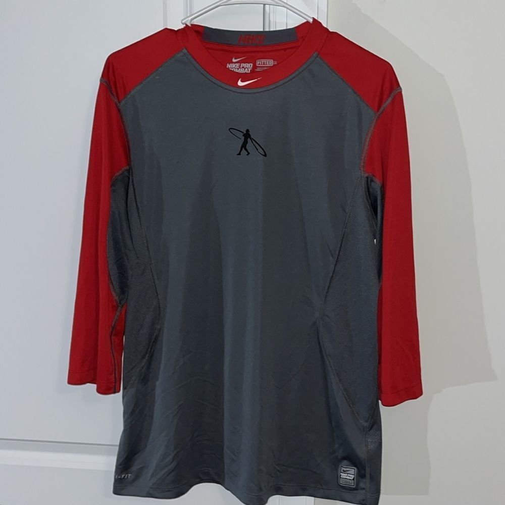 Swingman Ken Griffey Nike Baseball PROCombat Warm up Batting Jersey Shirt L Fit